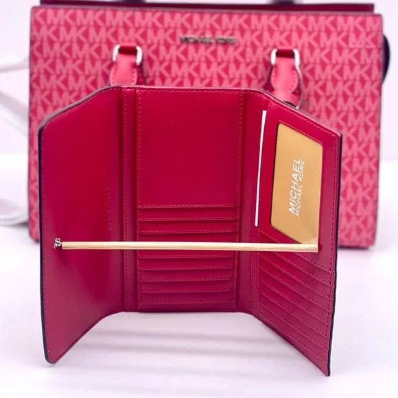 Michael Kors Medium Sheila
Satchel and Trifold Wallet Set - Picture 6 of 11